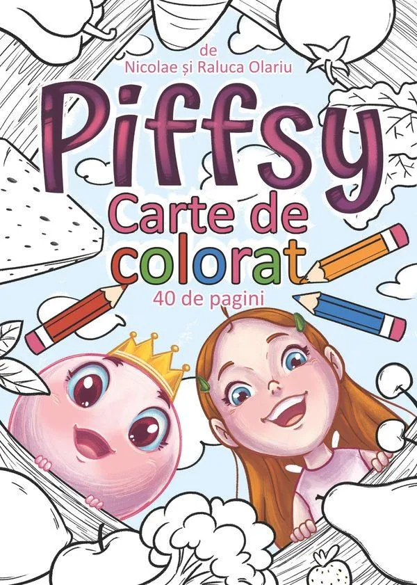 Coperta cărții Piffsy – Carte de colorat