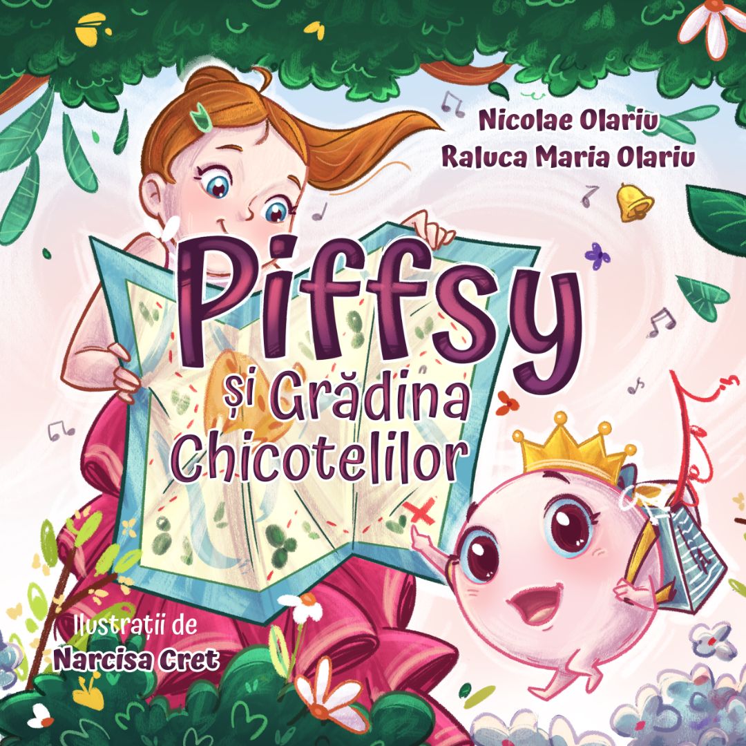 Coperta cărții Piffsy și Grădina Chicotelilor