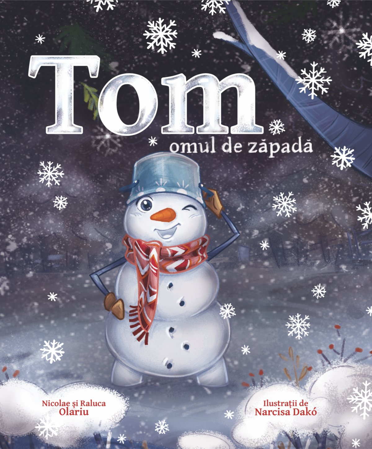 Tom, Omul de Zăpadă – Coperta cărții